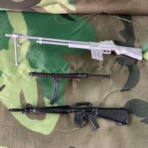 GI Joe Style Action Weapon Set.
